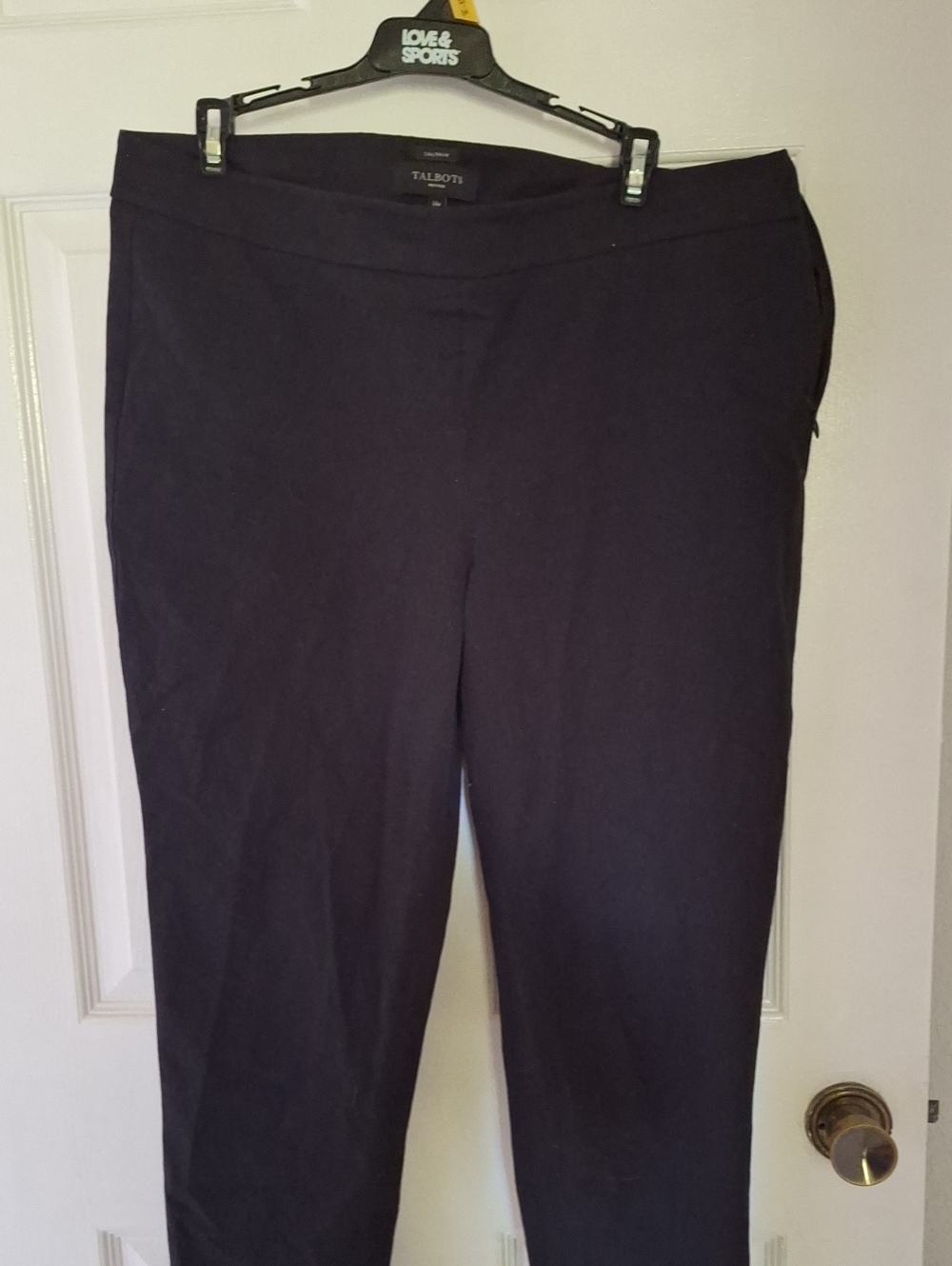Talbots Navy Straight-Leg Women's Trousers